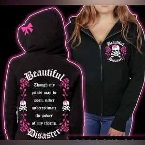 Beautiful disaster hoodie.